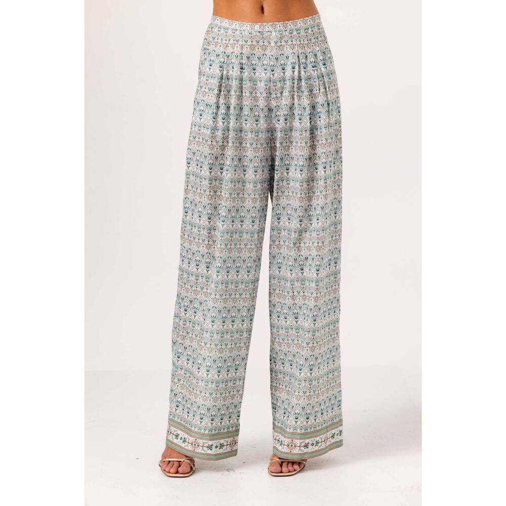 NEW SUNDAYS cleo lightweight and breathable pant in damask willow